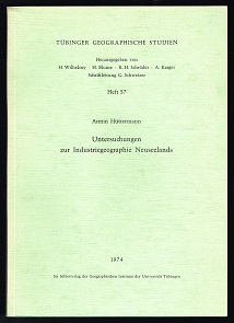 Seller image for Untersuchungen zur Industriegeographie Neuseelands. - for sale by Libresso Antiquariat, Jens Hagedorn