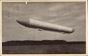 Ansichtskarte / Postkarte Zeppelin Luftschiff LZ 3 über dem Bodensee