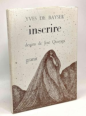 Image du vendeur pour Inscrire --- dessins de Jos Quiroga mis en vente par crealivres