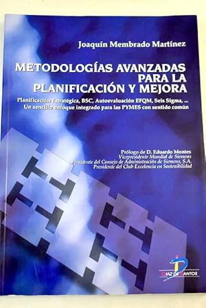 Imagen del vendedor de Metodologas avanzadas para la planificacin y mejora a la venta por Alcan Libros