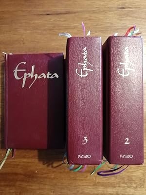 Ephata Le missel de la vie chrétienne Complet en 3 volumes 1988 - - Découpage de l année liturgiq...