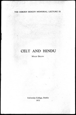 Bild des Verkufers fr Celt and Hindu zum Verkauf von Kennys Bookshop and Art Galleries Ltd.