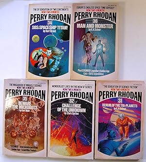 Perry Rhodan, Realm of the Tri-Planets, Challenge of the Unknown, SOS: Spaceship Titan, Beware th...