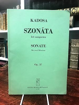 Immagine del venditore per Sonate fr zwei Klaviere Op. 37. venduto da Antiquariat Seibold