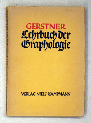 Bild des Verkufers fr Lehrbuch der Graphologie. zum Verkauf von antiquariat peter petrej - Bibliopolium AG
