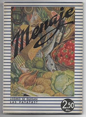 Menaje revista mensual de cocina y hogar nº 140 Agosto 1942