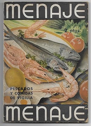 Menaje revista mensual de cocina y hogar nº 123 Marzo 1941