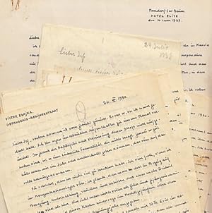 Imagen del vendedor de Extensive file with original letters from Domela to Jef Last and also copies, with correspondence from Jef Last and Hans van Straten. a la venta por Fokas Holthuis