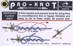 Pro Knot 12 Fly Fishing Knot Cards