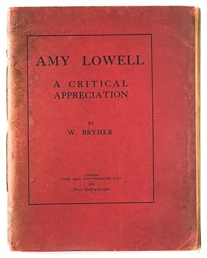 Immagine del venditore per Amy Lowell A Critical Appreciation venduto da James Cummins Bookseller, ABAA