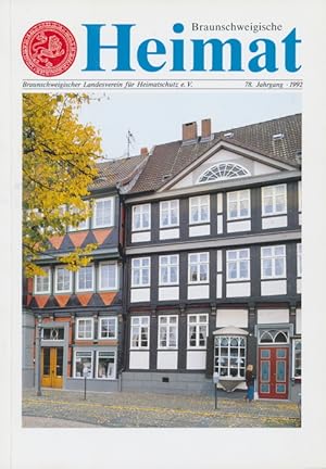 Seller image for Braunschweigische Heimat 1992 (78. Jahrgang). for sale by Tills Bcherwege (U. Saile-Haedicke)