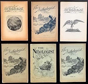6 issues of the Nidologist, March, May & Nov 1894 / Feb 1895 / Sept 1896 / Feb 1897