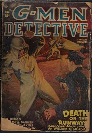 Bild des Verkufers fr G-MEN Detective: November, Nov. 1947 zum Verkauf von Books from the Crypt