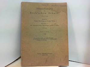 Seller image for Abhandlungen der Fries'schen Schule. Hrsg. von O. Meyerhof, franz Oppenheimer und M.Specht. 6. Band. Heft 1. for sale by ABC Versand e.K.