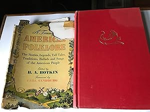 Seller image for A treasury of American Folklore for sale by H&G Antiquarian Books