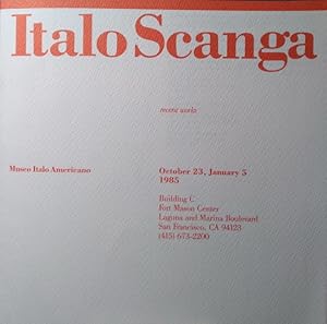 Imagen del vendedor de Italo Scanga: recent works a la venta por Structure, Verses, Agency  Books