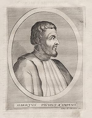 Seller image for Albertus Pighius Campensi" - Albert Pighius (1490 - 1542) astronomer mathematician Portrait for sale by Antiquariat Steffen Vlkel GmbH