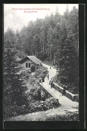 Image du vendeur pour Ansichtskarte Freudenstadt-Zwieselberg, Wanderweg an der Kinziglehtte mis en vente par Bartko-Reher