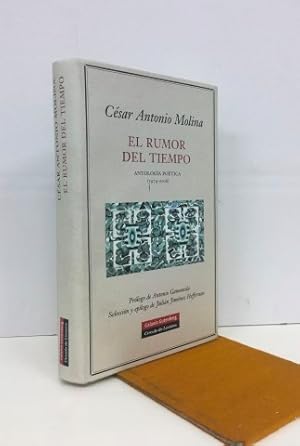 Imagen del vendedor de El rumor del tiempo. Antologa potica (1974-2006).Firmado y dedicado por el autor. Ejemplar nuevo. a la venta por Librera Torres-Espinosa