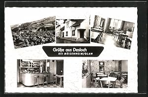 Bild des Verkufers fr Ansichtskarte Desloch, Teilansichten vom Gasthaus Port-Arthur zum Verkauf von Bartko-Reher