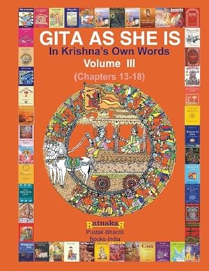 Bild des Verk�ufers f�r Gita As She Is In Krishna s Own Words, Volume III zum Verkauf von moluna