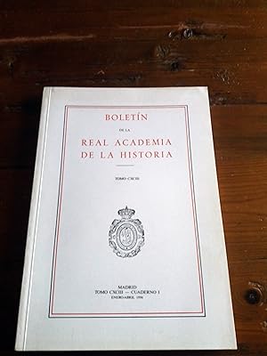 Imagen del vendedor de BOLETN DE LA REAL ACADEMIA DE LA HISTORIA. Tomo CXCIII. Cuaderno I. Enero-Abril 1996 a la venta por Itziar Arranz Libros & Dribaslibros