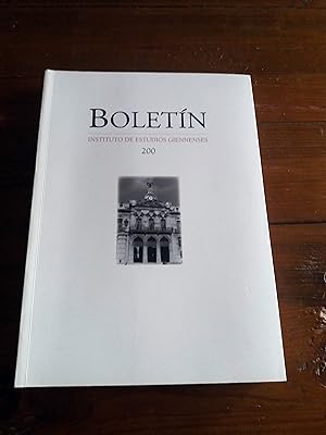 BOLETIN. INSTITUTO DE ESTUDIOS GIENNENSES. Año LV. Julio-Diciembre 2009. nº 200