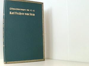 Bild des Verkufers fr Lebenserinnerungen zum Verkauf von Book Broker