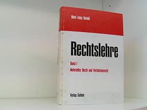 Seller image for Rechtslehre Band I - Materielles Recht und Verfahrensrecht. for sale by Book Broker