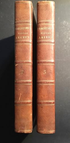 Bild des Verkufers fr THE HISTORY OF AMERICA. The Fourteenth Edition, in which is included the Posthumous Volume containing the History of Virginia to the Year 1668 and of New England to the Year 1652. In Three Volumes. (Complete 3 Volume Set, from the Larger " Works ") Here only volume 2 and 3. zum Verkauf von Antiquariat Cassel & Lampe Gbr - Metropolis Books Berlin