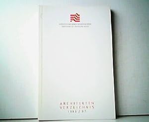 Bild des Verkufers fr Architektenverzeichnis 1996 / 97 Niedersachsen. zum Verkauf von Antiquariat Kirchheim