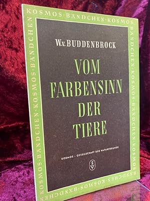 Bild des Verkufers fr Vom Farbensinn der Tiere. (= Kosmos-Bndchen 193). zum Verkauf von Altstadt-Antiquariat Nowicki-Hecht UG