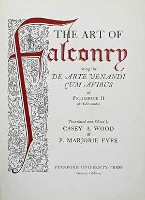 Bild des Verkufers fr THE ART OF FALCONRY. zum Verkauf von Livraria Castro e Silva