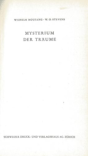 Mysterium der Träume;Sonderausgabe für die Neue Schweizer Bibliothek