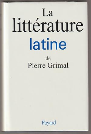 Seller image for La Litterature Latine (French text) for sale by Sonnets And Symphonies