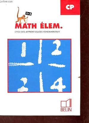 Image du vendeur pour Math lem. cycle des apprentissages fondamentaux CP. mis en vente par Le-Livre