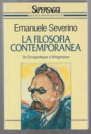 Imagen del vendedor de La filosofia contemporanea (Italian text) a la venta por Sonnets And Symphonies