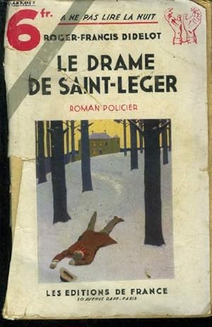Imagen del vendedor de Le drame de la saint leger a la venta por Le-Livre