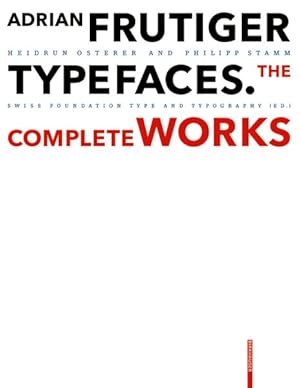 Imagen del vendedor de Adrian Frutiger - Typefaces : Complete Works a la venta por GreatBookPrices