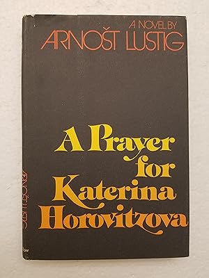 Seller image for A Prayer for Katerina Horovitzova for sale by Karl Theis