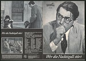 Seller image for Filmprogramm PFP Nr. 51 /66, Wer die Nachtigall strt, Gregory Peck, Mary Badham, Regie: Robert Mulligan for sale by Bartko-Reher