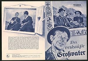 Seller image for Filmprogramm PFI Nr. 87 /54, Der verkaufte Grossvater, Josef Eicheim, Oskar Sima, Regie: Joe Stckel for sale by Bartko-Reher