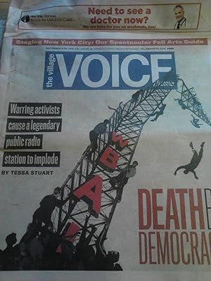 The Village Voice [Newspaper]; Vol. LVIII, No. 36; September 4-10, 2013 [Periodical]