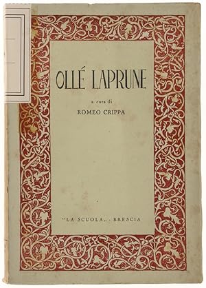 Image du vendeur pour OLLE' LAPRUNE.: mis en vente par Bergoglio Libri d'Epoca