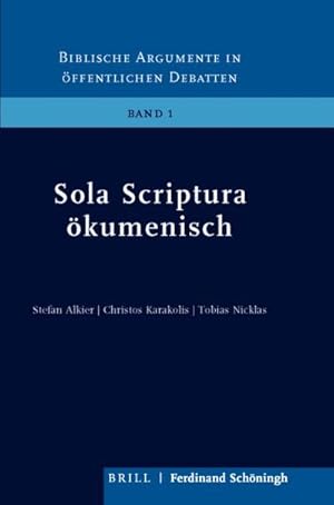 Imagen del vendedor de Sola Scriptura kumenisch a la venta por Rheinberg-Buch Andreas Meier eK