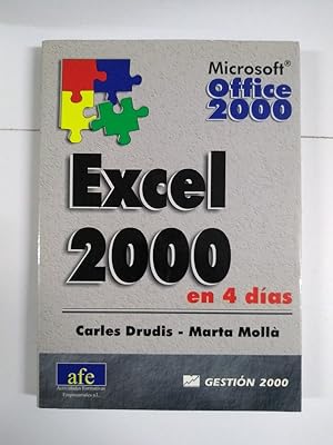Seller image for Excel 2000 en 4 das for sale by Libros Ambig