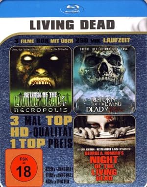 LIVING DEAD - 3 Filme Metallbox - Return of the living dead 4 & 5 - Night of the living dead (Blu...