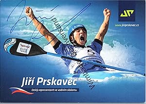 Original Autogramm Jiri Prskavec Kanu Olympia /// Autograph signiert signed signee