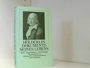 Imagen del vendedor de Hlderlin - Dokumente seines Lebens. Briefe, Tagebuchbltter, Aufzeichnungen a la venta por Book Broker