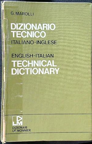 Imagen del vendedor de Dizionario tecnico italiano-inglese inglese-italiano a la venta por Librodifaccia